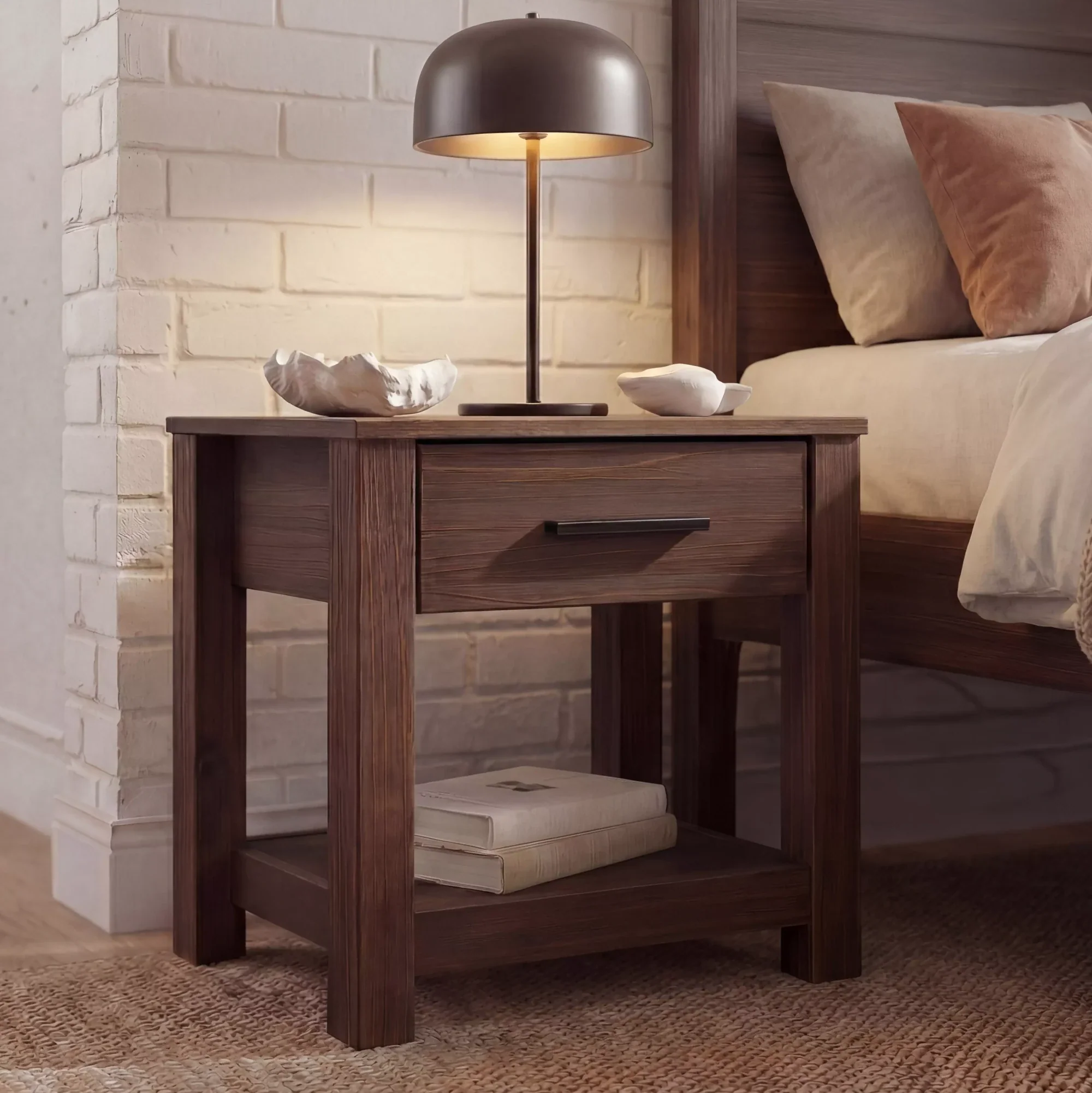 Loft One-Drawer Nightstand Set (Set of 2) - Image 5