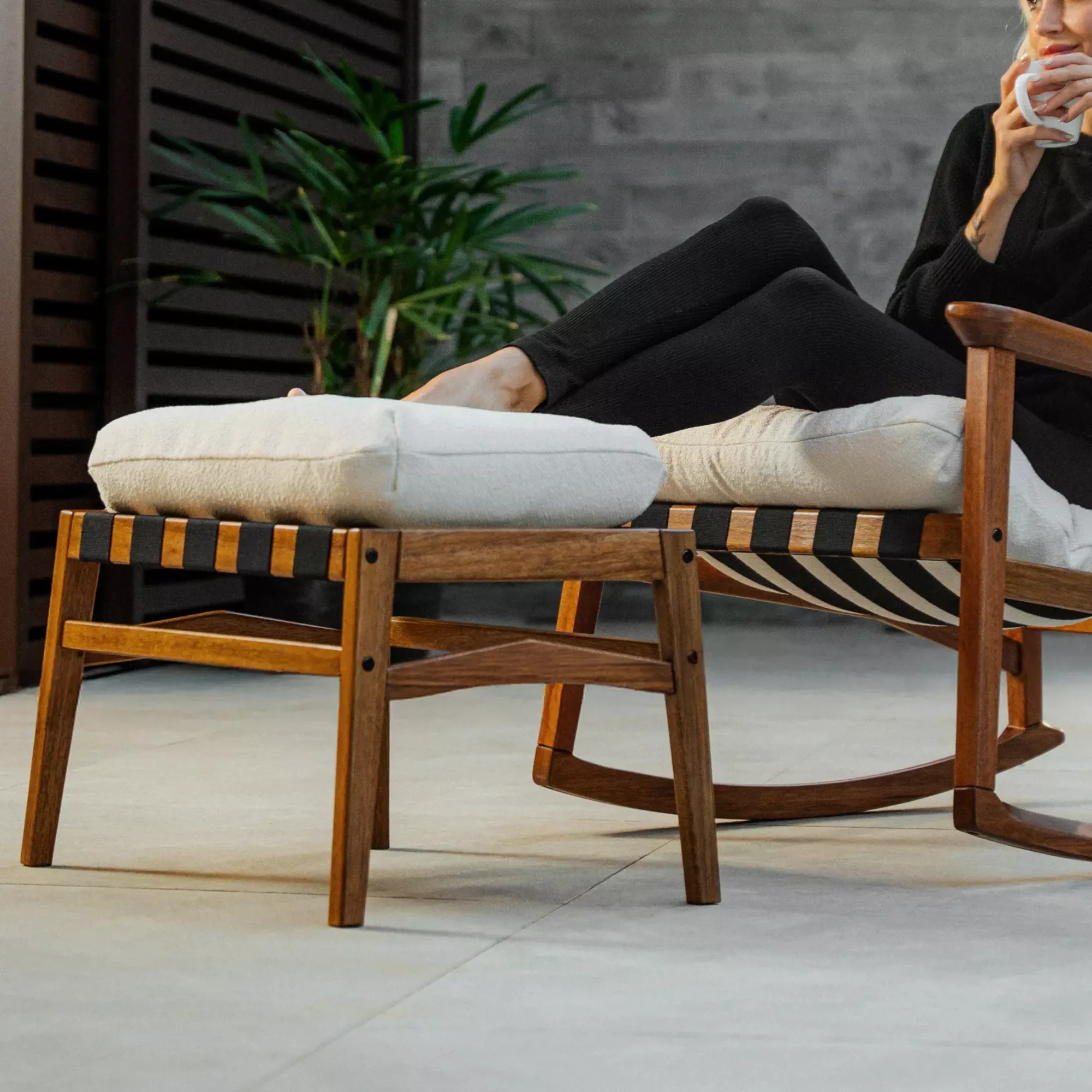 Mid Century Lounge Chair + Ottoman - Image 105