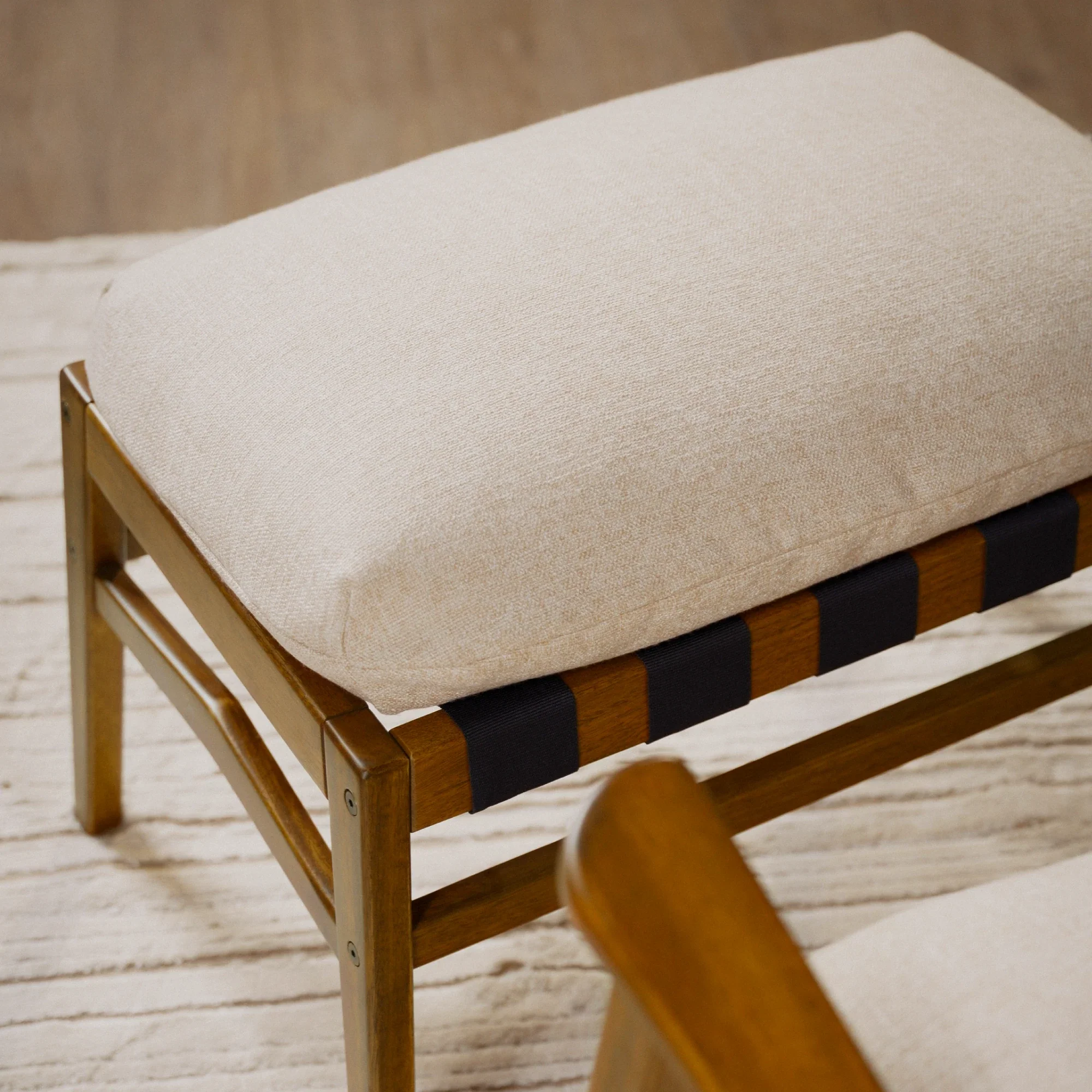 Mid Century Lounge Chair + Ottoman - Image 114